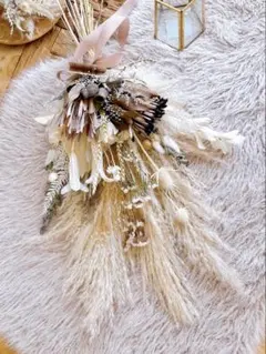 ドライフラワーの花束＊3way＊　ドライフラワーのスワッグ　ブーケ