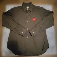 PLAY COMME des GARÇONS 長袖シャツ ブラック S　男女共用のサムネイル