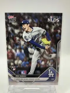 topps NOW 佐々木郎希　初ポストシーズンで初のセーブ記念カード