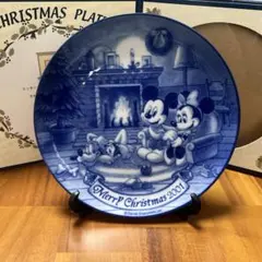 ディズニー　クリスマス　プレート　2001