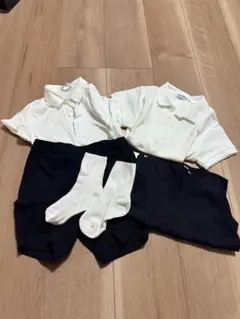 familiar ポロシャツ・ショートパンツ・ベスト・靴下セット　100.110