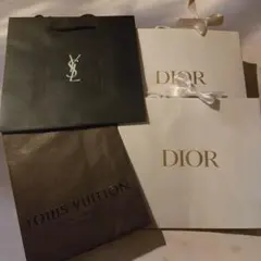 Dior ショッピングバッグ 2点サンローランルイヴィトン