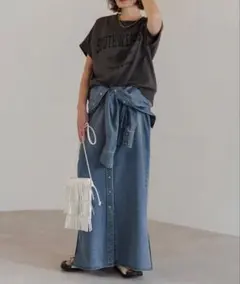 Whim Gazette フレアデニムスカート ロング丈 サイズ36 - メルカリ