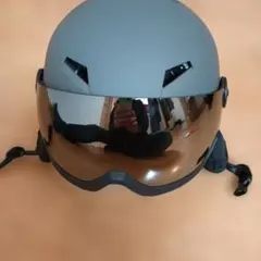 XLサイズ グレー スノーボードヘルメット