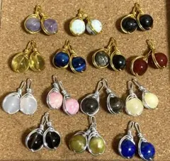 大特価‼️天然石チャームセット　約10㎜