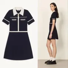 SANDRO Knit zip up mini dressのサムネイル