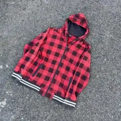 00s archive y2k swag 平成 ギャル男 お兄系 赤パーカー