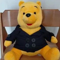くまのプーさんぬいぐるみ　コートスタイル