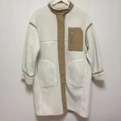 SIMPLICITE ボアコート ホワイト