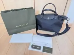 ル プリアージュ エナジー S トップハンドルバッグ ロンシャン　黒