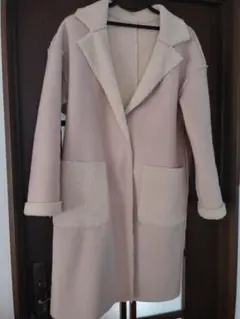 ダブルクローゼット　ロングボア付きコート