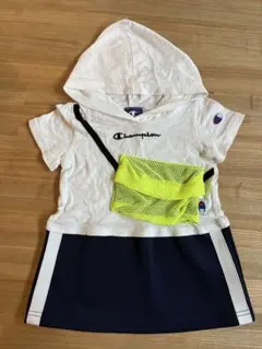 Champion フード付き半袖ワンピース