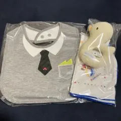 あ*き様 familiar ネクタイ付きスタイとガーゼセット