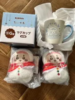 エニマイくじちいかわ　古本屋 E賞マスコット×2 G賞マグカップ