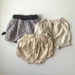 3点セット　ベビー　ブルマ　tete a teteハンドメイド　alc