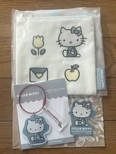 ハローキティ ポーチ＆キーホルダー&シール　セット