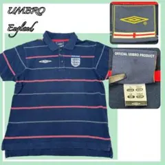UMBRO イングランド代表 ポロシャツ L 赤 ENGLAND アンブロ - メルカリ