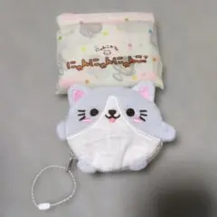 にゃんにゃんにゃんこ エコバッグ ポーチ付き