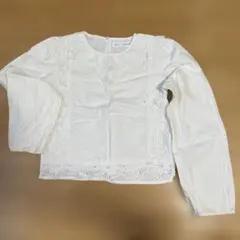 ZARA ホワイト 長袖ブラウス 13-14歳