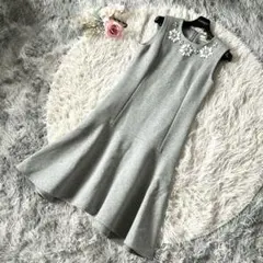 Maglie par ef-de ビジュー ノースリーブワンピース 5 グレーのサムネイル