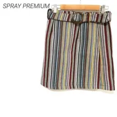 SPRAY PREMIUM ストライプ タイトスカート Mサイズのサムネイル