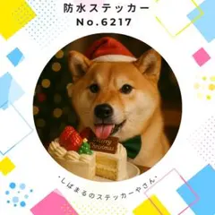 【送料無料❣️】柴犬ステッカー クリスマス