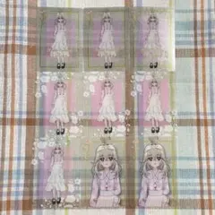 名探偵プリキュア Flower Clothing クリアカード 森亜るるか 9点