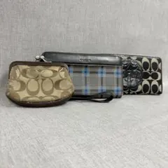 COACH コーチ 長財布 コインケース 3点セット シグネチャー
