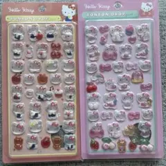 【3点セット】ハローキティ・クロミ ボンボンドロップシール