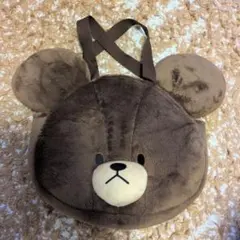 クマの顔型バッグ
