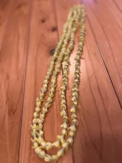 フラダンス用レイ 黄色