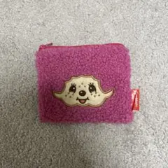 Monchhichiモンチッチ　もこもこスクエアポーチ　カラフルバージョン
