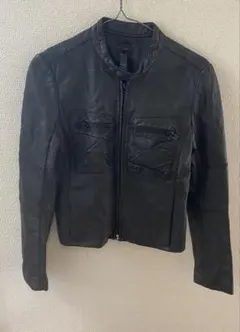 レザージャケット ブラック