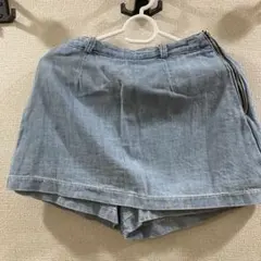 デニムショートパンツ ライトブルー