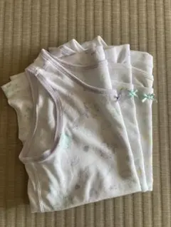 夏用　女の子肌着タンクトップ３枚セット　120サイズ