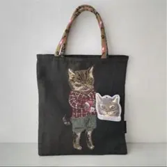 新品　ナタリーレテ　ミニバッグ　ミニトート　タビーキャット　猫　ねこ　ネコ
