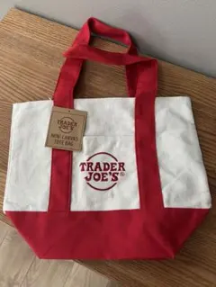 【新品未使用】Trader Joe's トレジョ ミニトート レッド