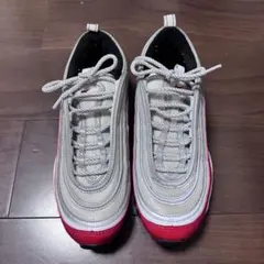 NIKE エアマックス シルバー×レッド
