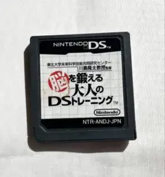 ニンテンドーDS 脳を鍛える大人のDSトレーニング　カセット　動作確認済み