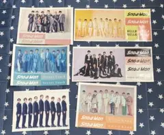 SnowMan スノーマン 集合ステッカーセットCD特典