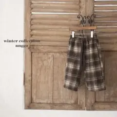 anggo チェックパンツ
