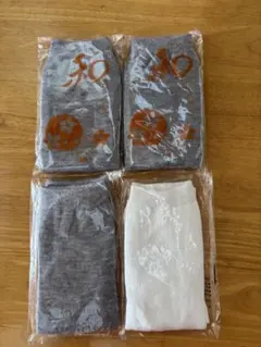 和柄入り 足袋ソックス 4足セット