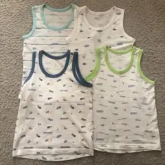 男の子向けタンクトップ4枚セット110