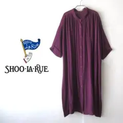 SHOO LA RUE／シューラルー★　ゆったりサイズ　薄手ロングワンピース　L
