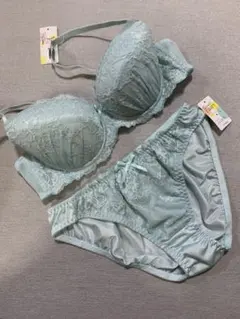 C80L フェアリー　レース　ブラ＆ショーツセット　ミント