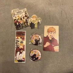 ハイキュー　宮侑 ステッカー・カード・缶バッジセット