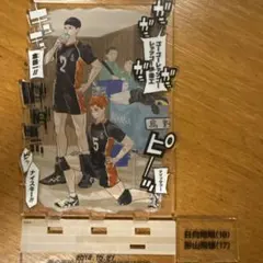 ハイキュー!! ジャンプGIGA アクリルジオラマ 日向翔陽 影山飛雄