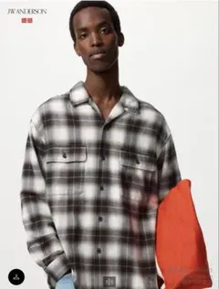 ユニクロJW ANDERSONブラッシュドコットンオーバーサイズシャツ L