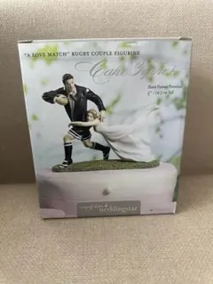 Weddingstar ラグビー カップル ケーキトッパー