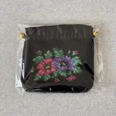 FELIER 花柄刺繍 巾着袋